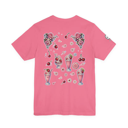 “Milkshake Cow” Unisex Jersey Short Sleeve Tee — soft, sassy, and sweet enough to spill 🐄🥤💅🖤