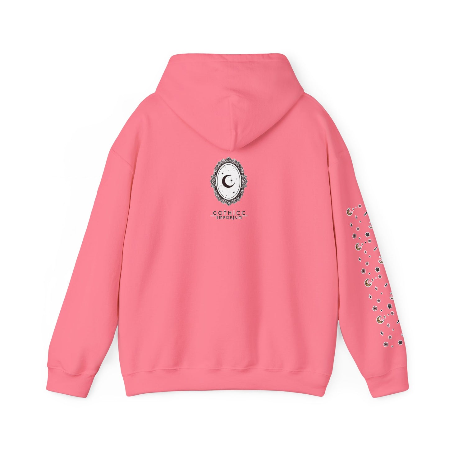 🕸️“Soft Goth” Unisex Heavy Blend™ Hooded Sweatshirt — dreamy, deadly, and not here to be tamed 🖤🌙🕸️✨