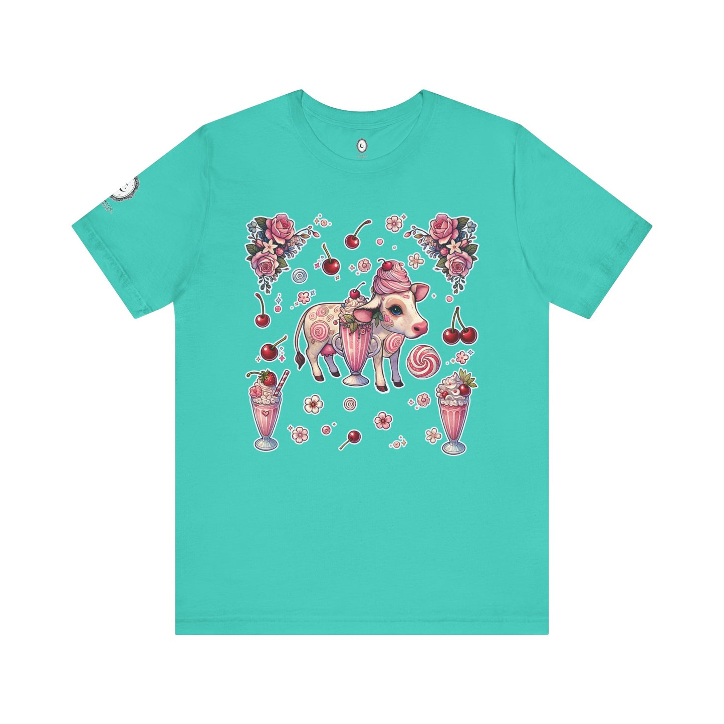 “Milkshake Cow” Unisex Jersey Short Sleeve Tee — soft, sassy, and sweet enough to spill 🐄🥤💅🖤