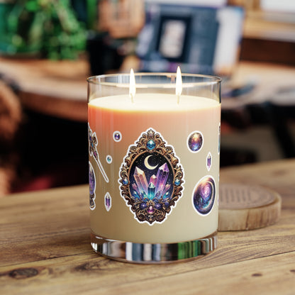 "Crystal Gem" Scented Candle - Full Glass, 11oz