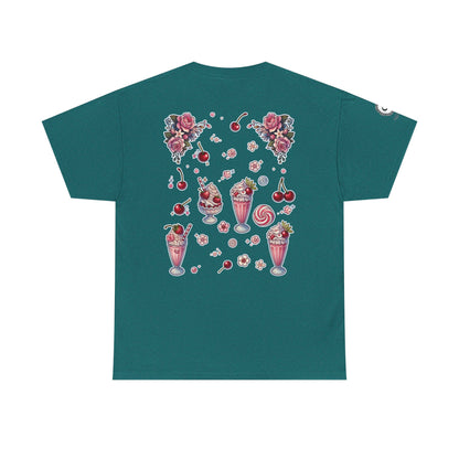 "Strawberry Milkshake" Unisex Heavy Cotton Tee