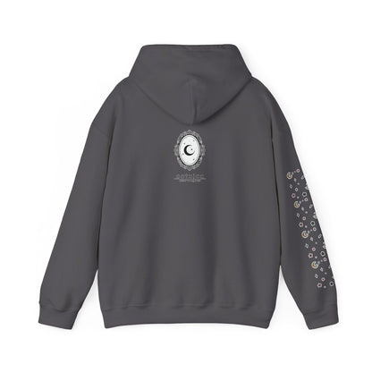 🕸️“Soft Goth” Unisex Heavy Blend™ Hooded Sweatshirt — dreamy, deadly, and not here to be tamed 🖤🌙🕸️✨