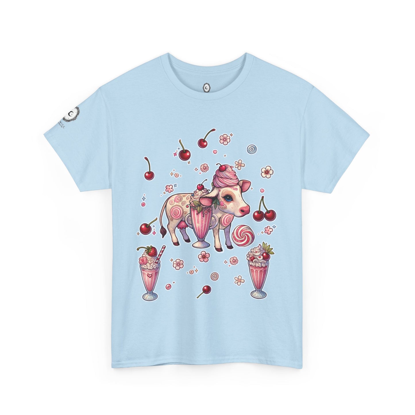 "Strawberry Milkshake" Unisex Heavy Cotton Tee