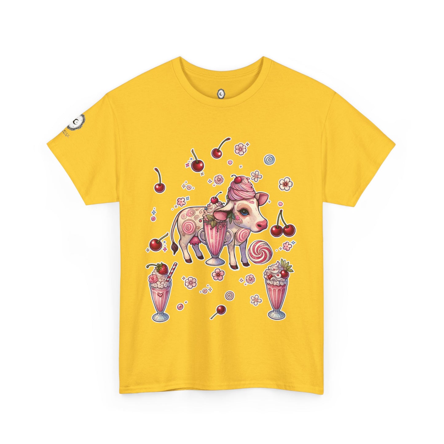"Strawberry Milkshake" Unisex Heavy Cotton Tee