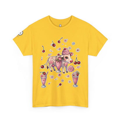 "Strawberry Milkshake" Unisex Heavy Cotton Tee