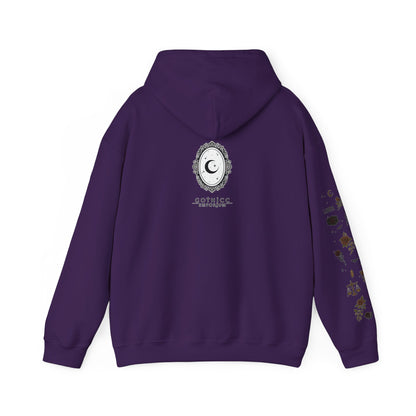 “Libra” Unisex Heavy Blend™ Hooded Sweatshirt — balanced, bold, and serving celestial symmetry♎🖤⚖️✨
