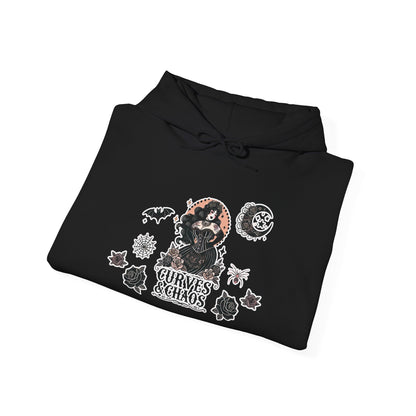 "Curves&Chaos" Unisex Heavy Blend™ Hooded Sweatshirt
