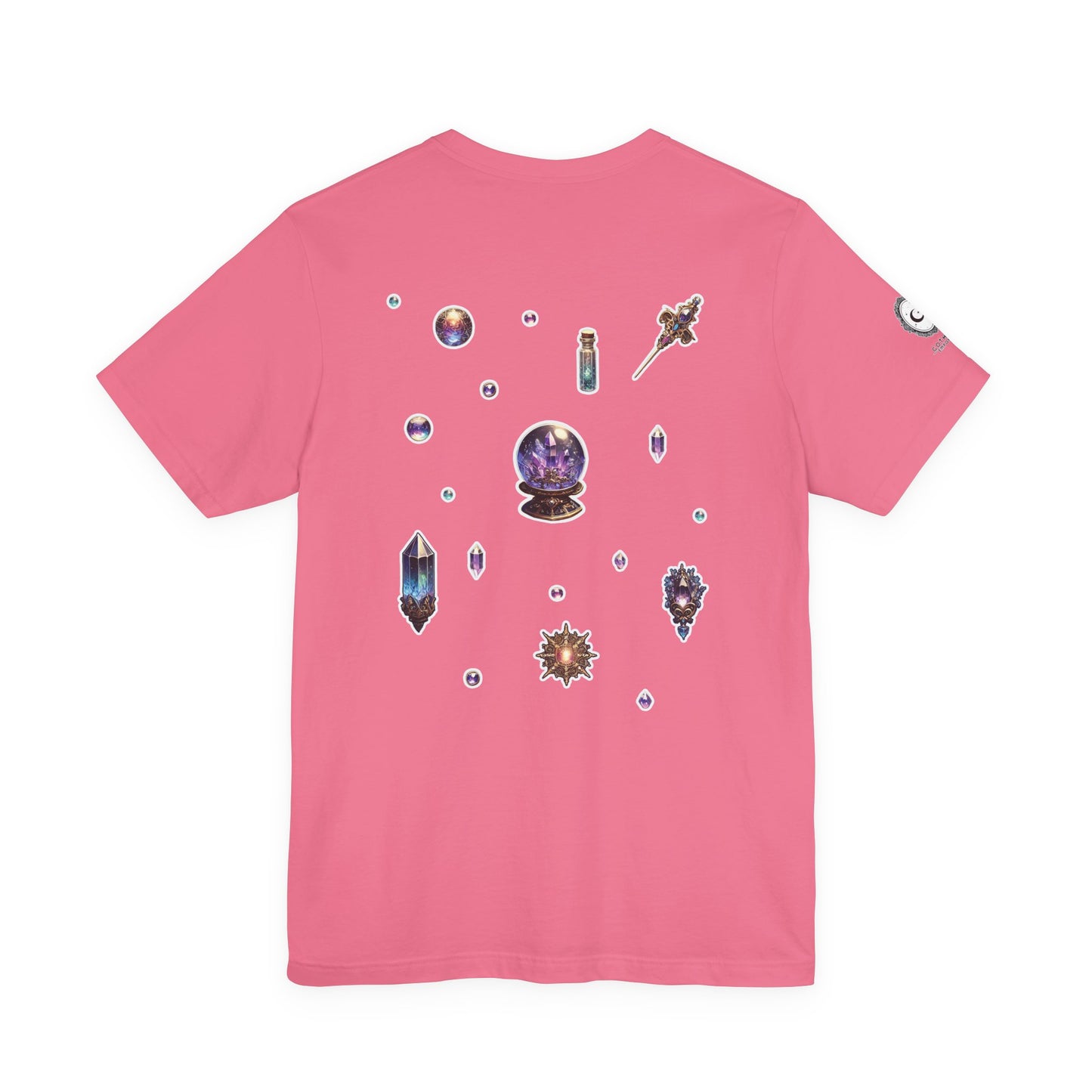 “Crystal Gem” Unisex Jersey Short Sleeve Tee — smooth, sharp, and charged with cosmic energy 💎🌌🖤