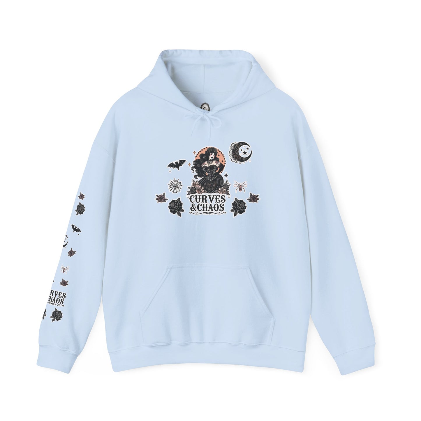 "Curves&Chaos" Unisex Heavy Blend™ Hooded Sweatshirt