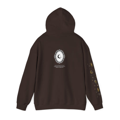 “Virgo” Unisex Heavy Blend™ Hooded Sweatshirt — organized, observant, and witchy in the best way ♍🖤✨