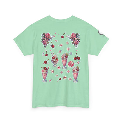 "Strawberry Milkshake" Unisex Heavy Cotton Tee