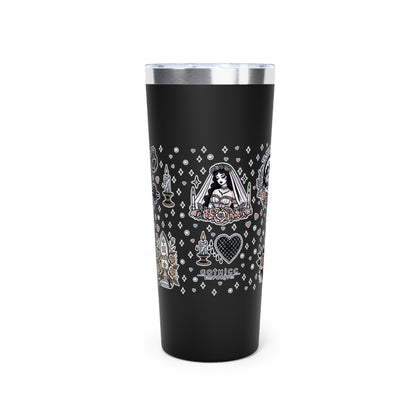 “Bride” Copper Vacuum Insulated Tumbler – 22oz — cold-hearted, hot-blooded, and ready to say I brew 💍🔥🥂🖤