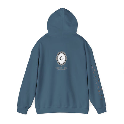 🔮“Thicc Witchyy” Unisex Heavy Blend™ Hooded Sweatshirt — curvy, cursed, and casting chaos 🖤🕯️🌙✨