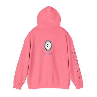 🔮“Thicc Witchyy” Unisex Heavy Blend™ Hooded Sweatshirt — curvy, cursed, and casting chaos 🖤🕯️🌙✨