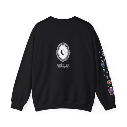 “Crystal Gem” Unisex Heavy Blend™ Crewneck Sweatshirt — soft, strong, and sparkling 💎🌌🖤