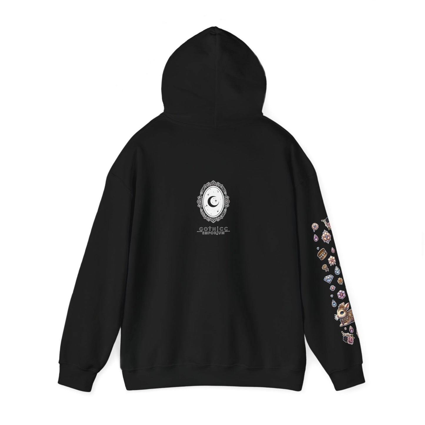 "Jeweled Bunny" Unisex Heavy Blend™ Hooded Sweatshirt