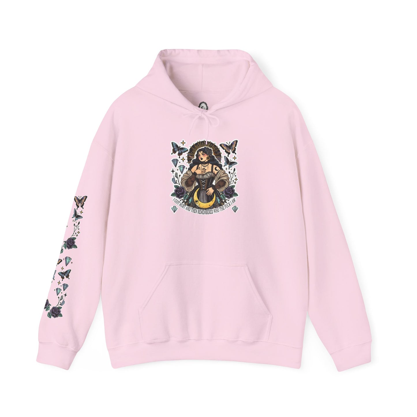 "I Remembered Who TF I Am" Unisex Heavy Blend™ Hooded Sweatshirt