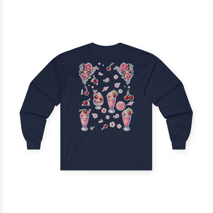 "Milkshake Cow" Unisex Ultra Cotton Long Sleeve Tee