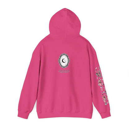 🐄🍓"Milkshake Cow” Unisex Heavy Blend™ Hooded Sweatshirt — sweet, thick, and unapologetically mooo-dy 🐄🍓🖤✨