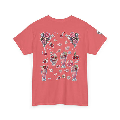 "Strawberry Milkshake" Unisex Heavy Cotton Tee