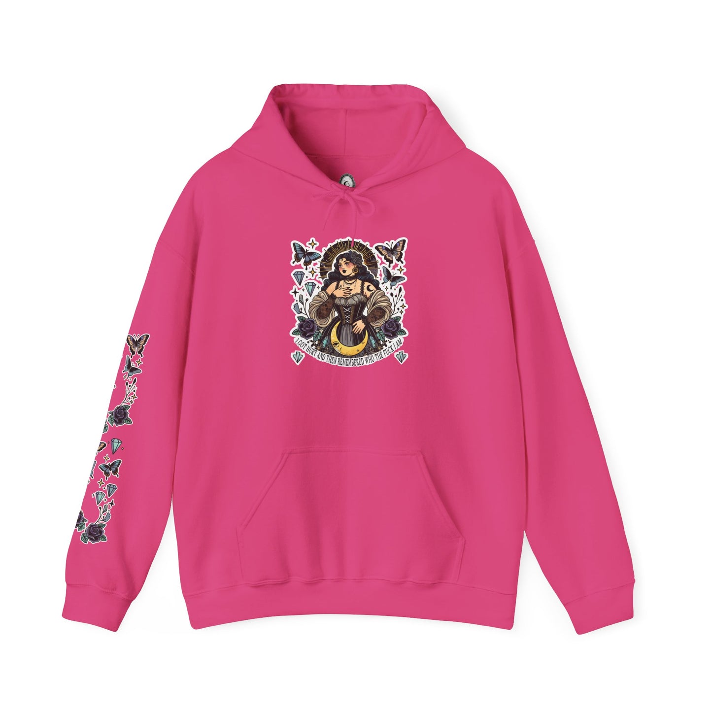 "I Remembered Who TF I Am" Unisex Heavy Blend™ Hooded Sweatshirt