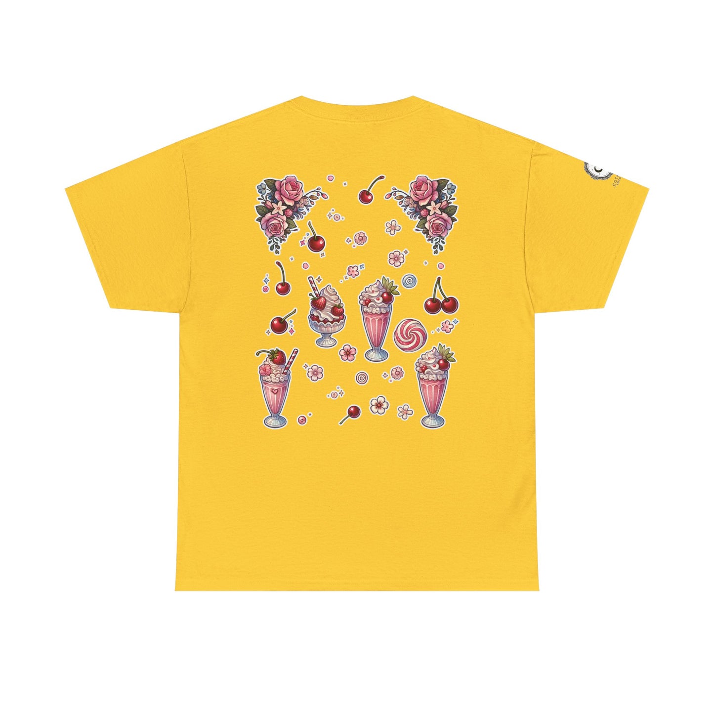 "Strawberry Milkshake" Unisex Heavy Cotton Tee