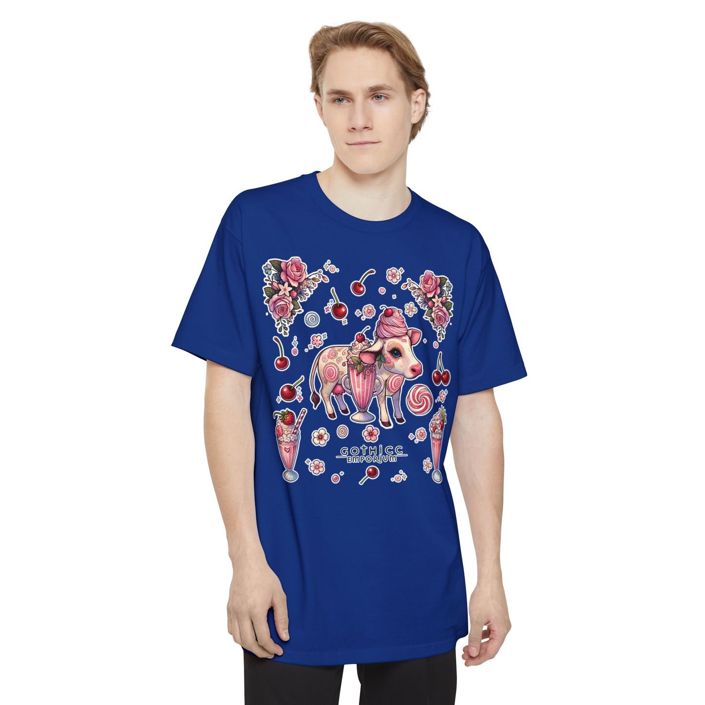 "Milkshake Cow" Unisex Tall Beefy-T® T-Shirt