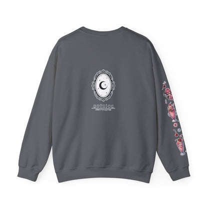 “Milkshake Cow” Unisex Heavy Blend™ Crewneck Sweatshirt — thick-cut comfort with dairy-core drip 🐄🥤🖤✨