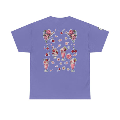 "Strawberry Milkshake" Unisex Heavy Cotton Tee