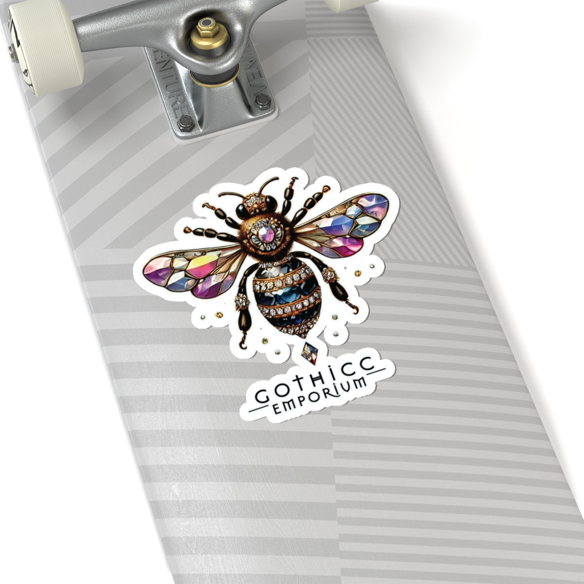 🐝 “BEEJEWEL” Kiss-Cut Sticker — sweet sting with sparkle 🖤💎🍯