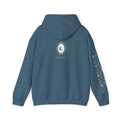 🕸️“Soft Goth” Unisex Heavy Blend™ Hooded Sweatshirt — dreamy, deadly, and not here to be tamed 🖤🌙🕸️✨