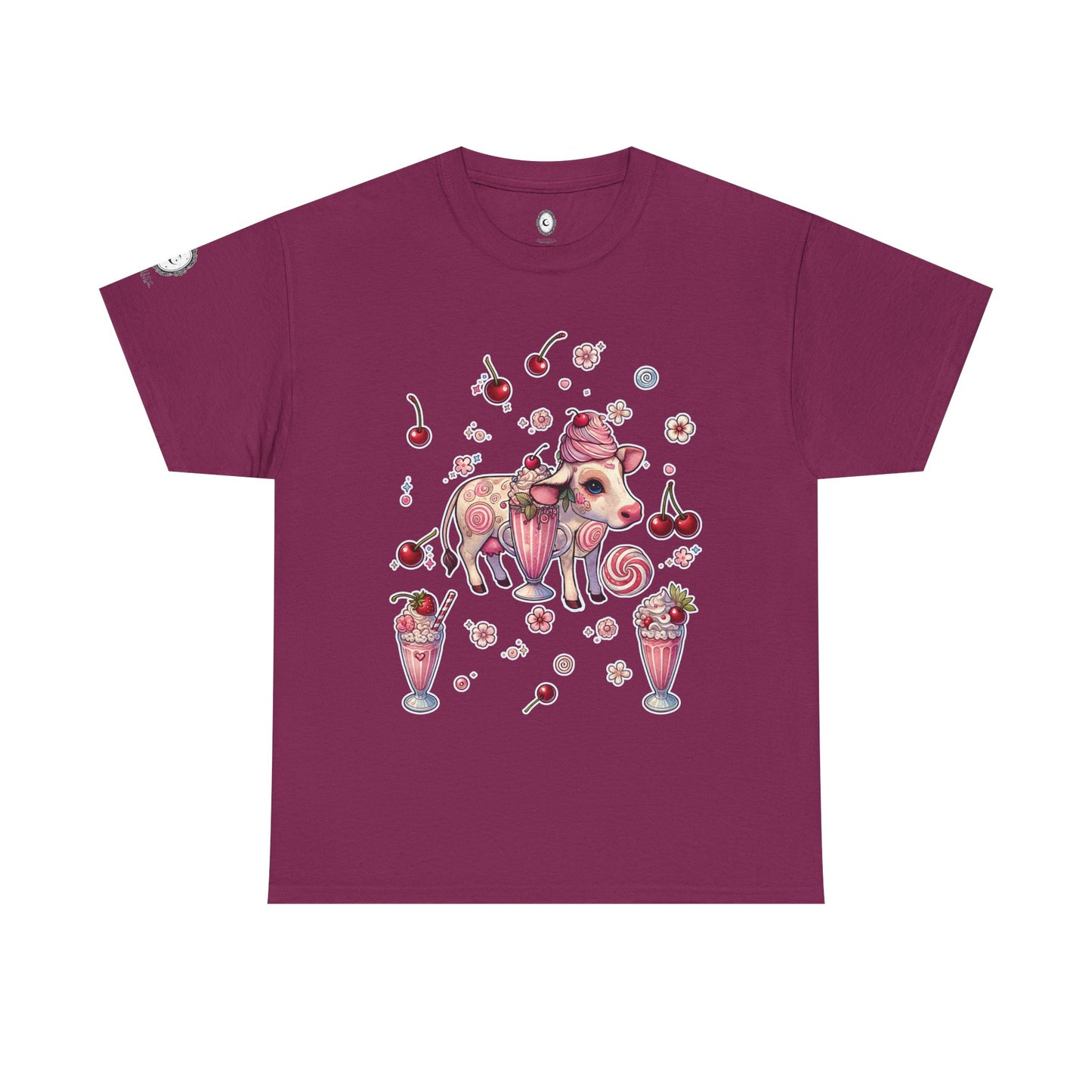 "Strawberry Milkshake" Unisex Heavy Cotton Tee