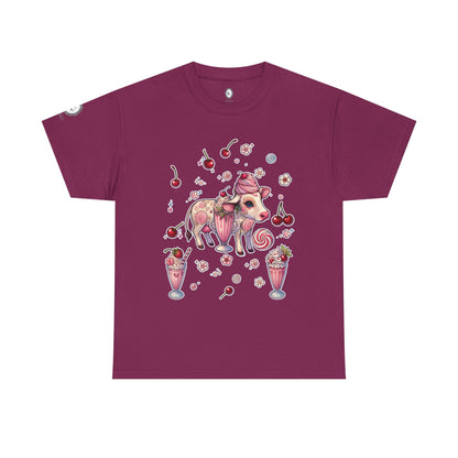 "Strawberry Milkshake" Unisex Heavy Cotton Tee