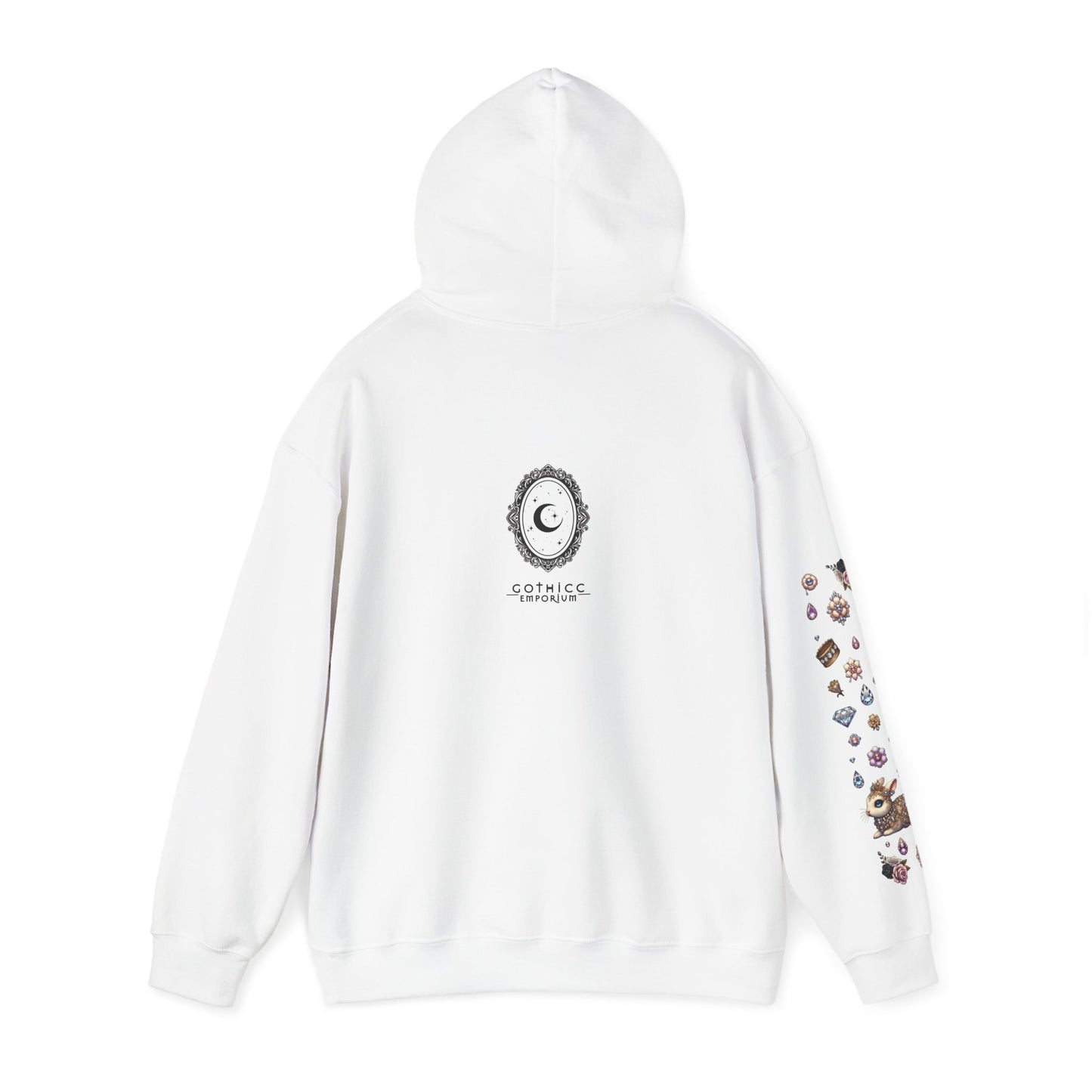 "Jeweled Bunny" Unisex Heavy Blend™ Hooded Sweatshirt