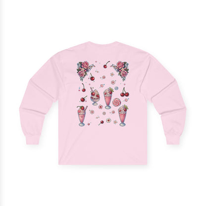 "Milkshake Cow" Unisex Ultra Cotton Long Sleeve Tee