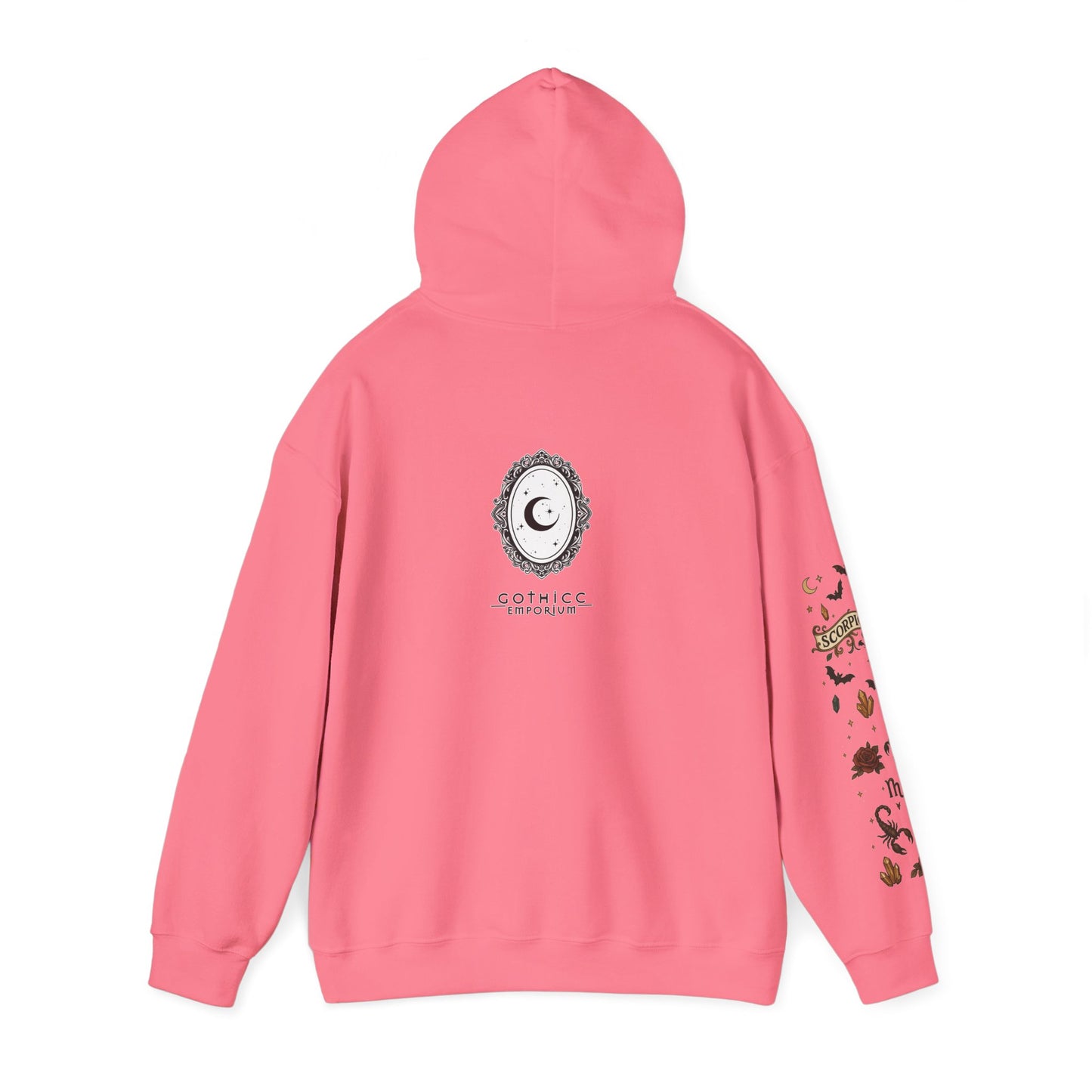 “Scorpio” Unisex Heavy Blend™ Hooded Sweatshirt — magnetic, mysterious, and deadly chic ♏🖤🦂