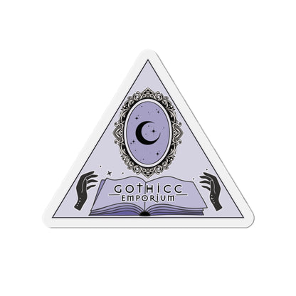 Gothicc Emporium Die-Cut Magnet — magnetic, mysterious, and made to mark your lair 🖤🧲🌙✨