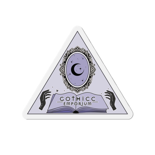 Gothicc Emporium Die-Cut Magnet — magnetic, mysterious, and made to mark your lair 🖤🧲🌙✨