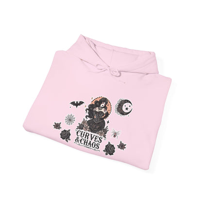"Curves&Chaos" Unisex Heavy Blend™ Hooded Sweatshirt