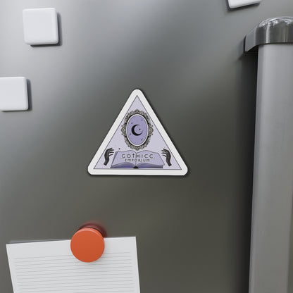 Gothicc Emporium Die-Cut Magnet — magnetic, mysterious, and made to mark your lair 🖤🧲🌙✨
