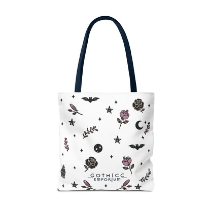🧹 “Thicc Witchyy” Tote Bag – White (18x18)