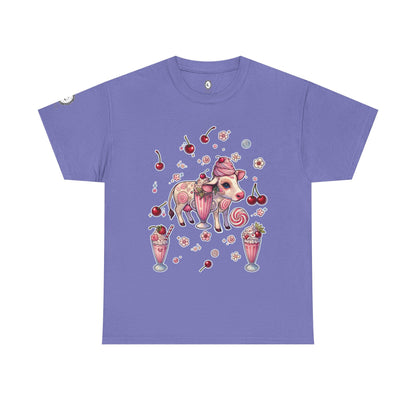 "Strawberry Milkshake" Unisex Heavy Cotton Tee