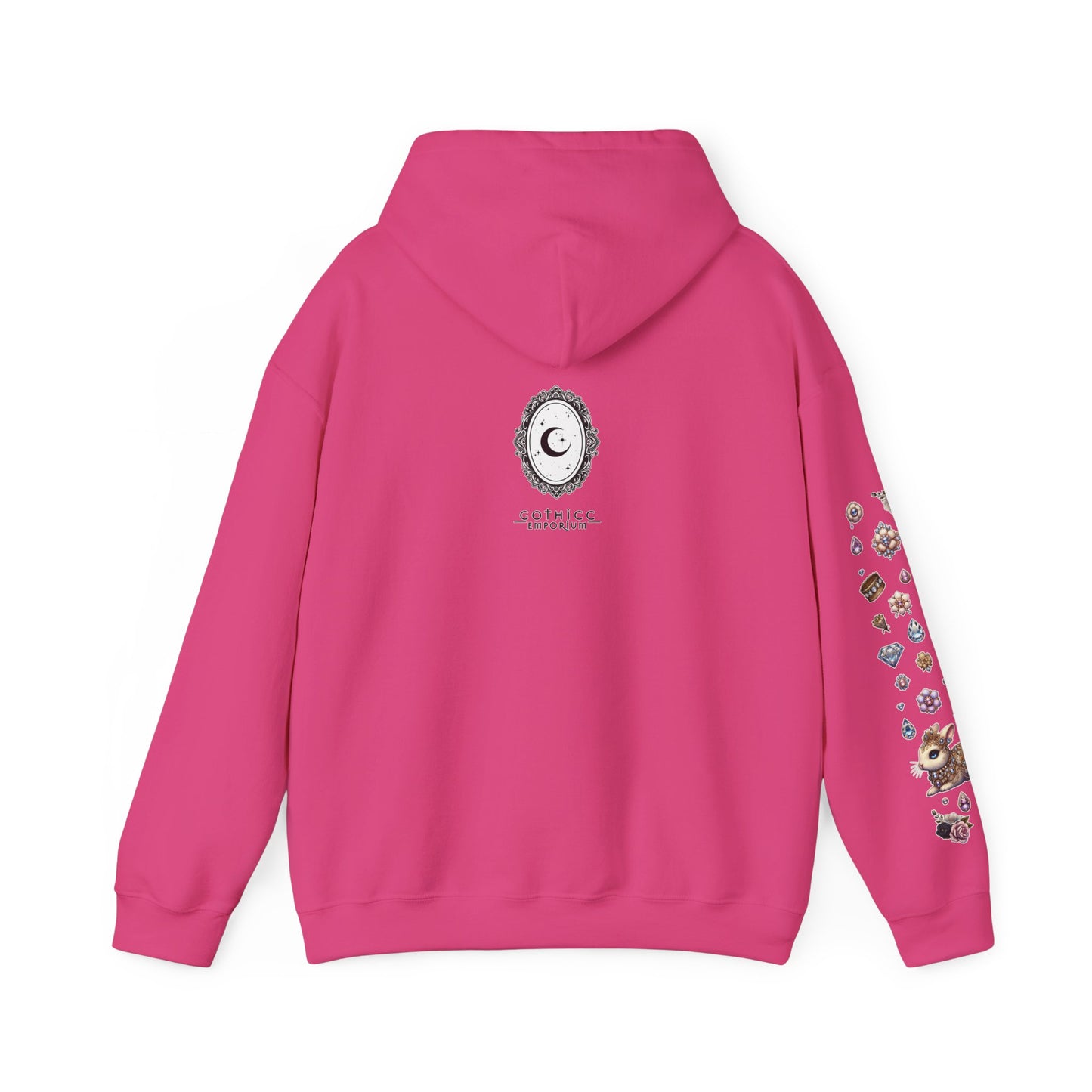 "Jeweled Bunny" Unisex Heavy Blend™ Hooded Sweatshirt