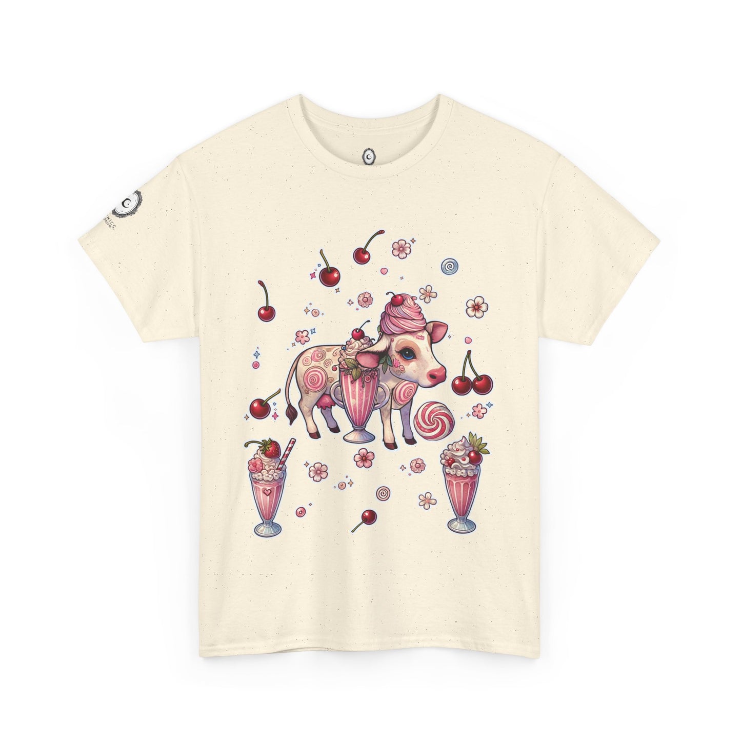 "Strawberry Milkshake" Unisex Heavy Cotton Tee
