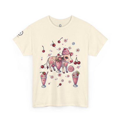 "Strawberry Milkshake" Unisex Heavy Cotton Tee
