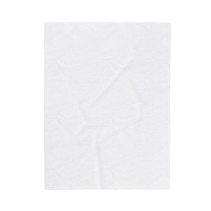 "Crystal Gem" Velveteen Plush Blanket in Black