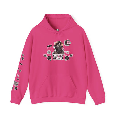 "Curves&Chaos" Unisex Heavy Blend™ Hooded Sweatshirt