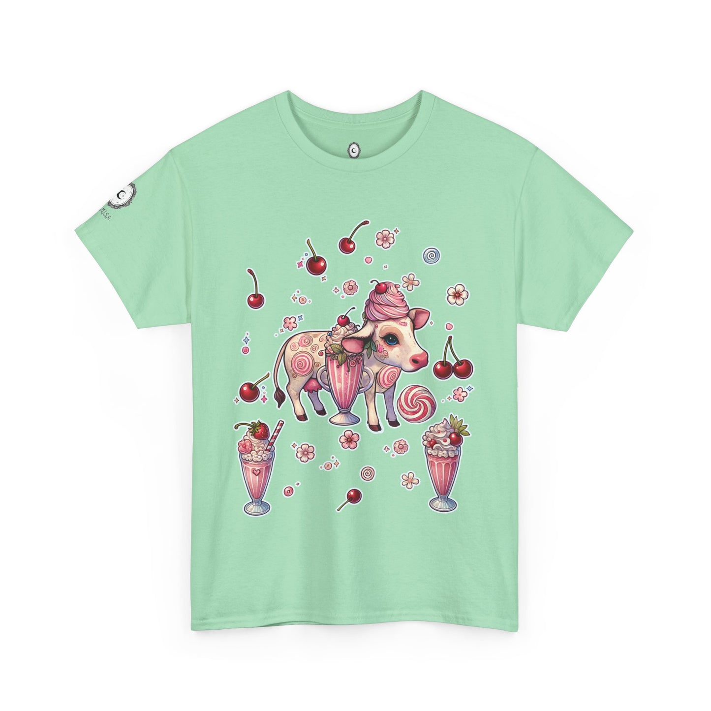"Strawberry Milkshake" Unisex Heavy Cotton Tee