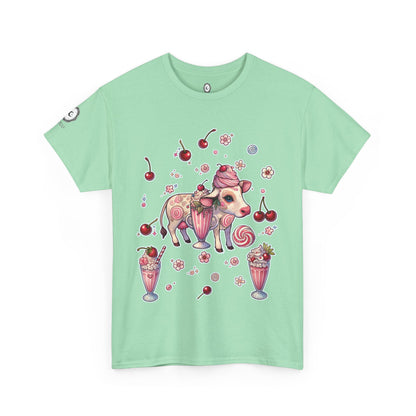 "Strawberry Milkshake" Unisex Heavy Cotton Tee