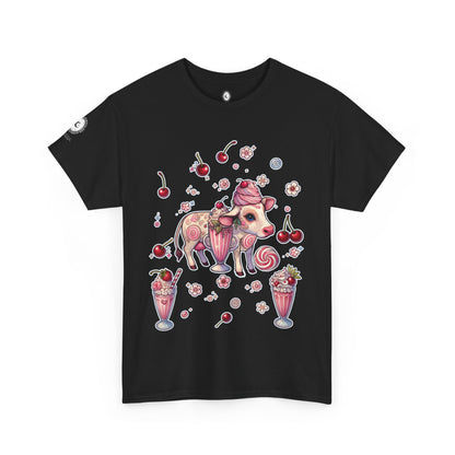 "Strawberry Milkshake" Unisex Heavy Cotton Tee